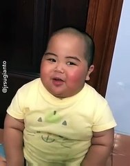Chinese baby laughing video