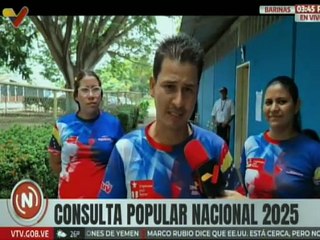 Juventud barinesa es protagonista en esta 2da Consulta Popular Nacional 2025