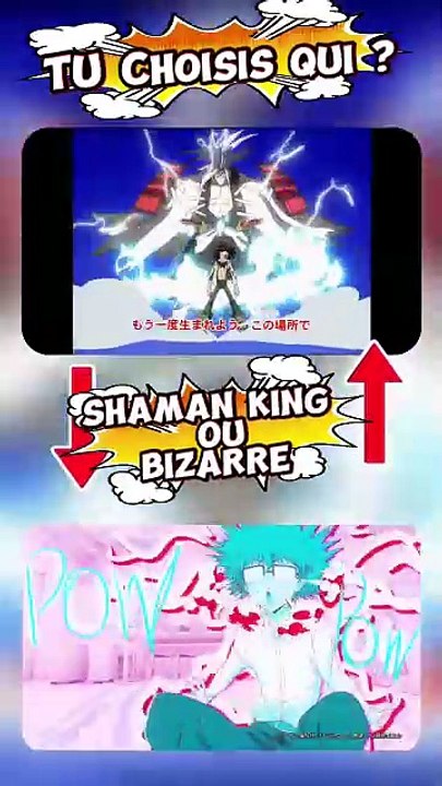 Shaman King vs anime bizarre