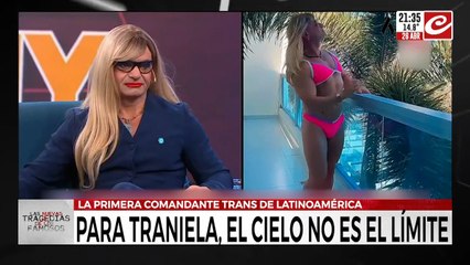 Para Traniela, el cielo no es el límite: primera comandante trans de latinoamérica