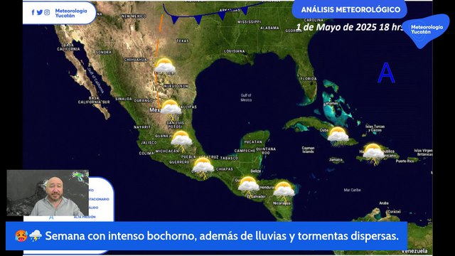 🥵⛈️ Semana con intenso bochorno, además de lluvias y tormentas dispersas