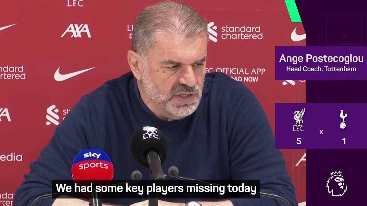 'It proved too much' - Ange admits title-winning Liverpool were too good for Spurs