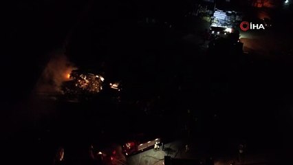 Manisa’da geri dönüşüm tesisinde yangın