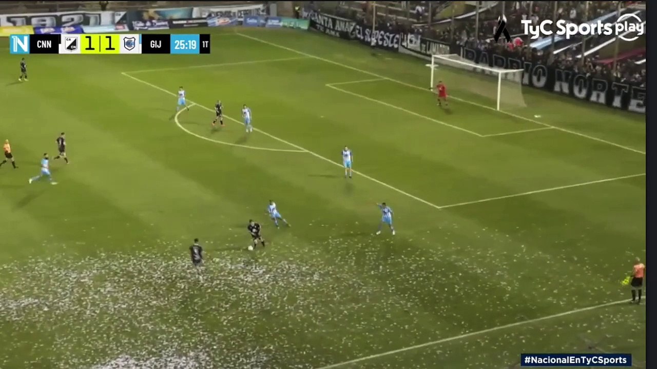 El gol de Luciano Ferreyra para el empate parcial de Central Norte frente a Gimnasia de Jujuy