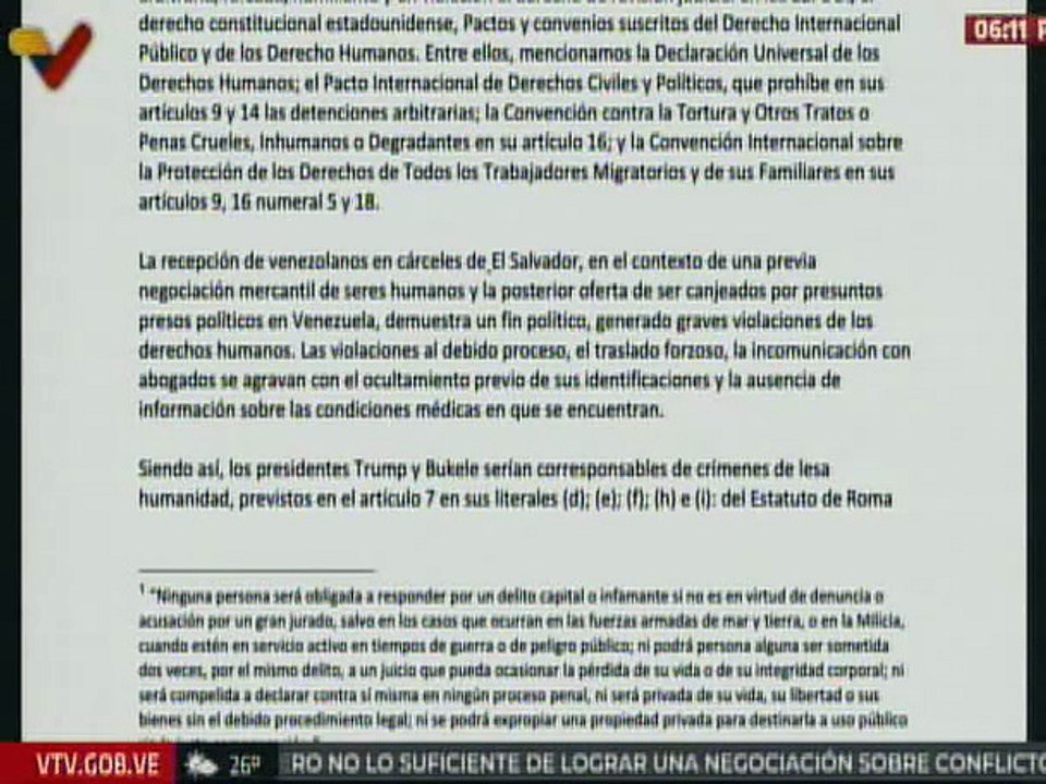 Asociación Americana de Juristas denuncia violaciones constitucionales en Estados Unidos