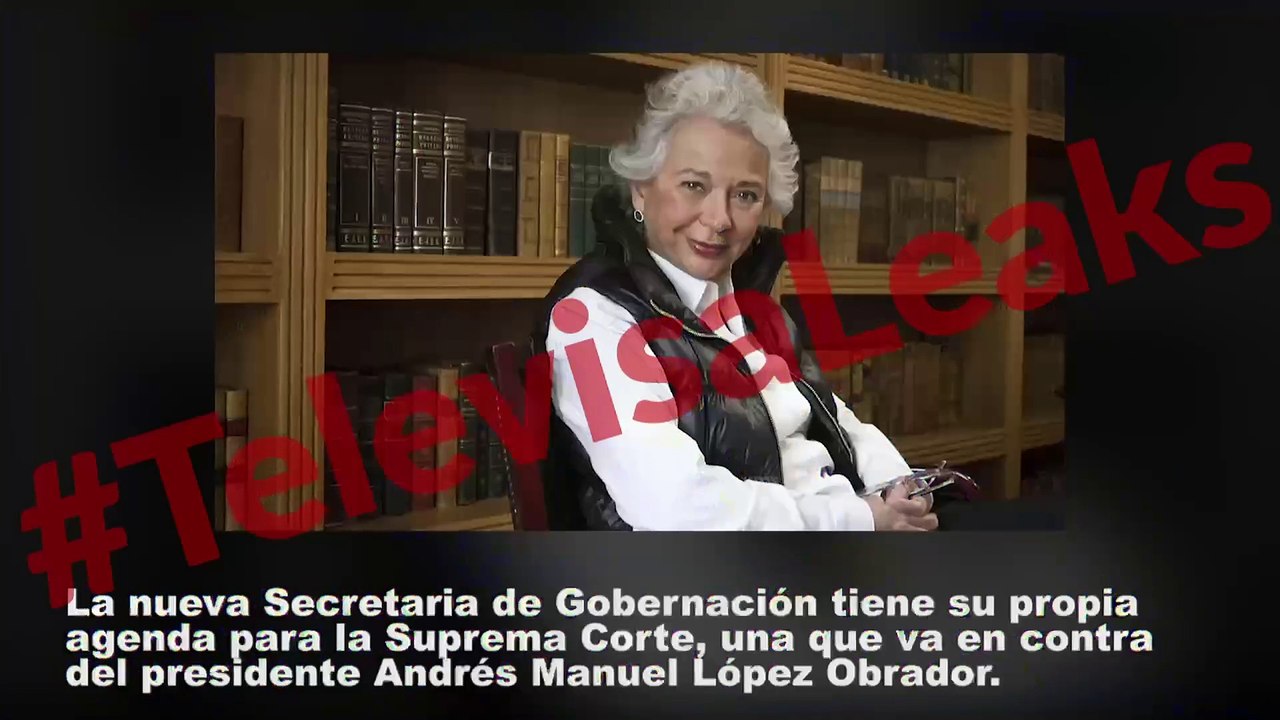 Video de Televisa contra Olga Sánchez Cordero
