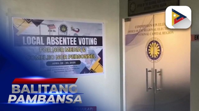 Local absentee voting, magsisimula ngayong araw