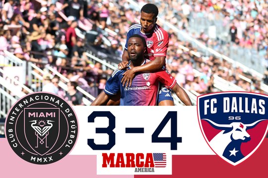 Sin Messi, Inter Miami pierde su invicto | Inter Miami 3 - 4 FC Dallas | Resumen y goles | MLS