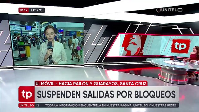 Buses salen desde la Terminal Bimodal condicionados por anuncios de bloqueos en la ruta a Beni