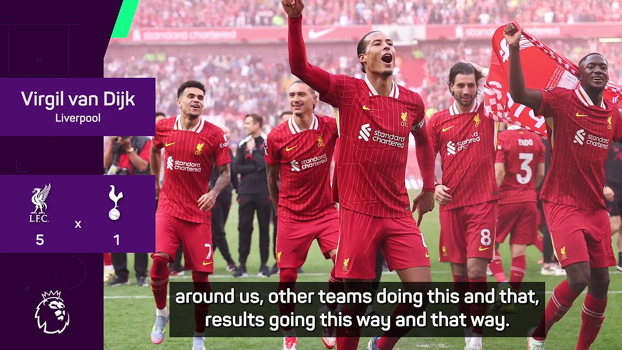 Van Dijk reveals 'the key' to Premier League success