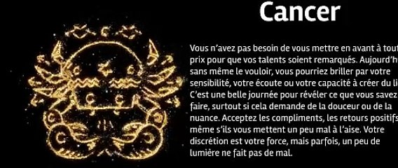 Horoscope quotidien du mercredi 30 avril 2025