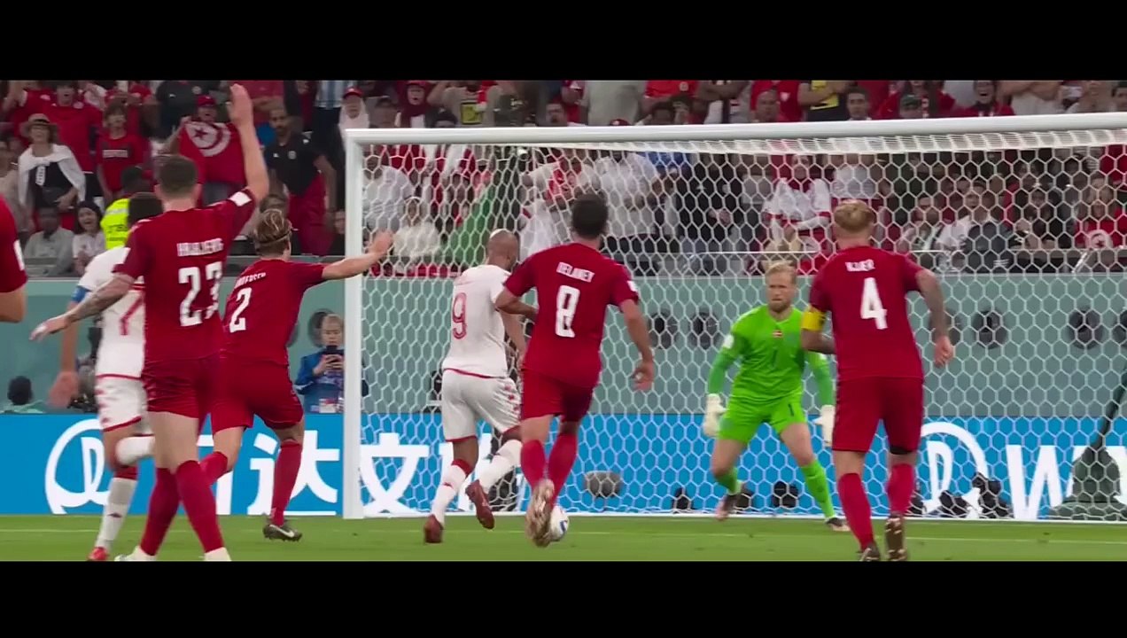 World Cup 2022,   Denmark vs Tunisia  highlights, FIFA World Cup Qatar 2022, Football Soccer, ワールドカップ サッカー　2022　カタール　デンマーク対チュニジア