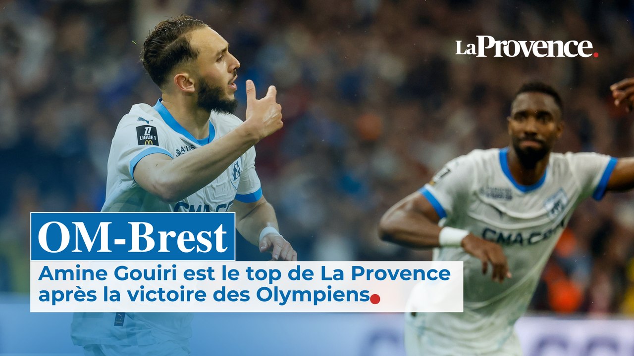 OM-Brest. Auteur d'un triplé, Amine Gouiri est le top de La Provence