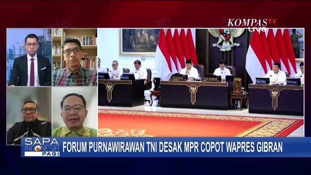 Purnawirawan TNI Desak MPR Copot Wapres Gibran, Mungkinkah Terjadi?