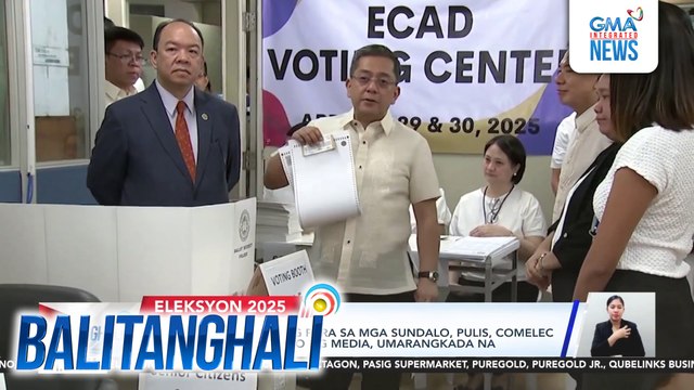 Local absentee voting para sa mga sundalo, pulis, Comelec employees at miyembro ng media, umarangkada na | Balitanghali