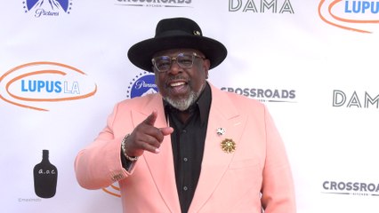 Cedric "The Entertainer" on the orange carpet for Lupus LA's 2025 "Cuisine for a Cause" fundraiser