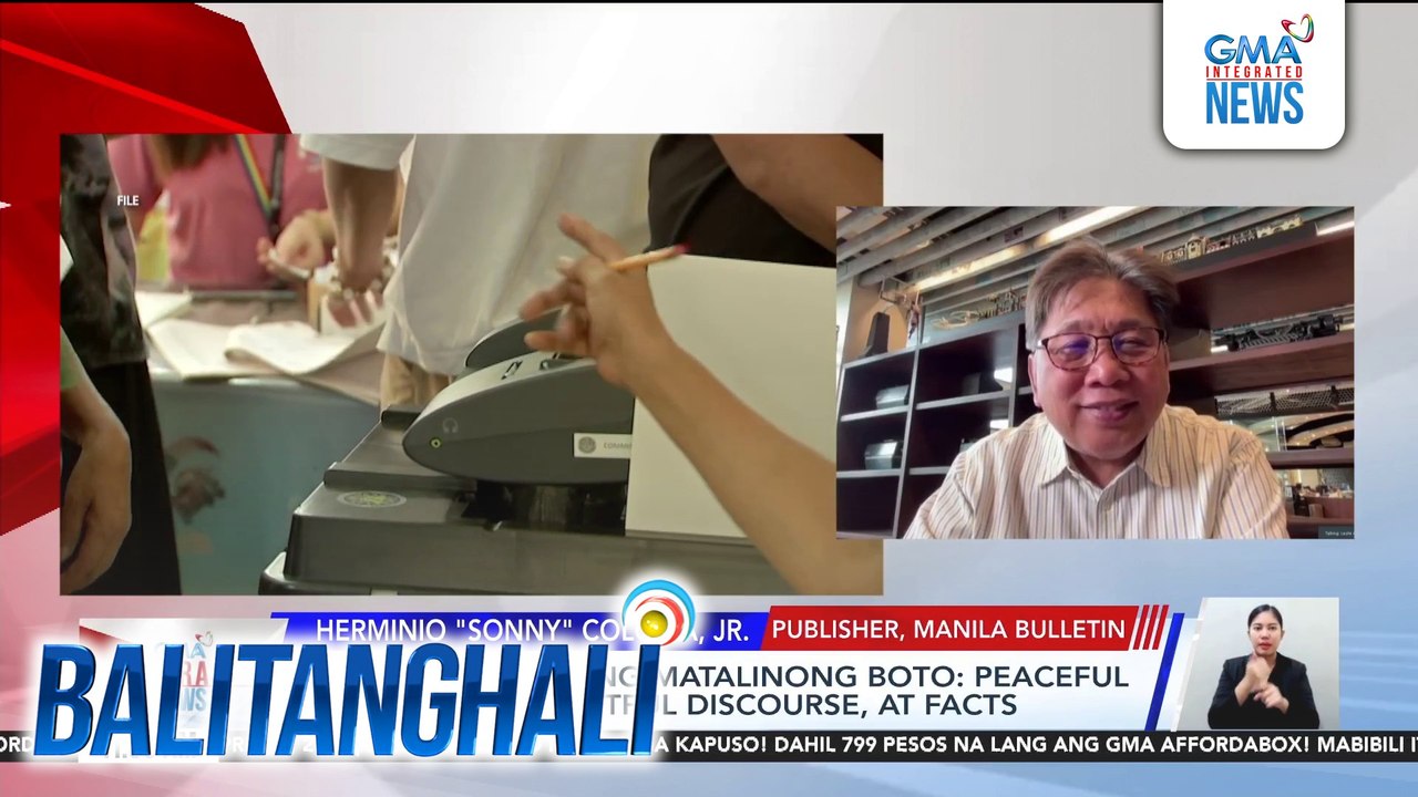 Panayam kay Herminio "Sonny" Coloma, Jr., Publisher, Manila Bulletin (April 28, 2025) | Balitanghali