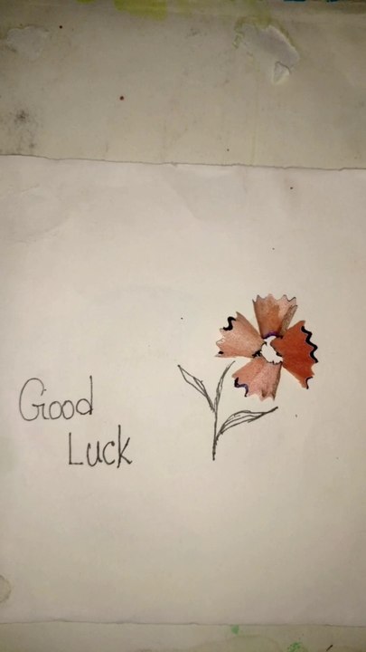 Good luck wish card making