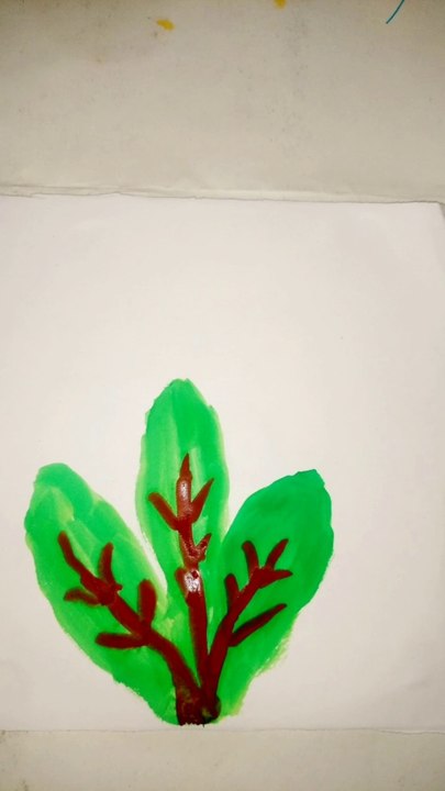 Cartoon tree drawing