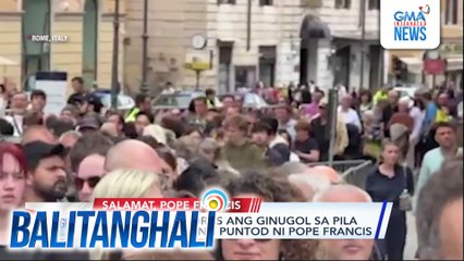 Ilang turista, oras ang ginugol sa pila para mabisita ang puntod ni Pope Francis | Balitanghali