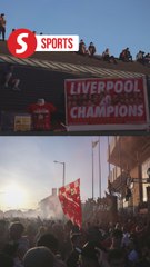 Jubilant scenes at Anfield as Liverpool win Premier League title