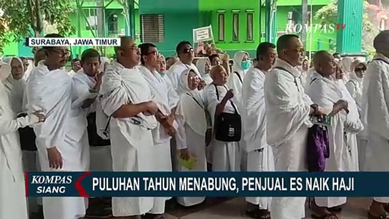 Pasutri Lansia Asal Kota Batu Tunaikan Ibadah Haji Berkat Menabung dari Berjualan Es