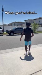 When you are blind 😂