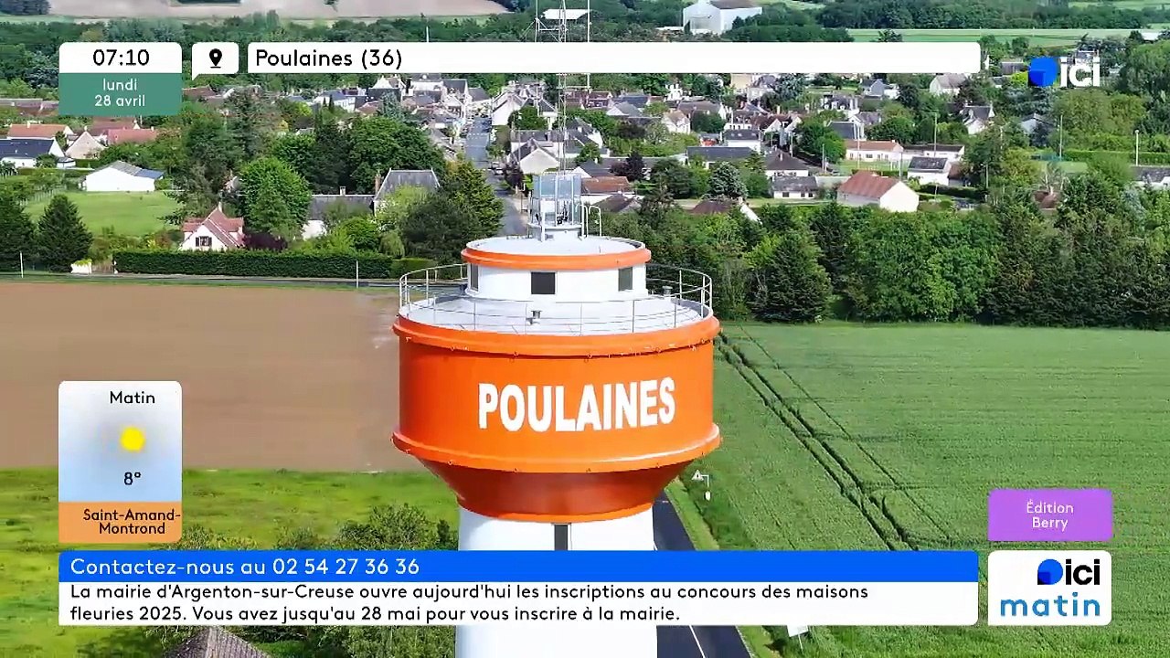 28/04/2025 - ici matin par ici Berry en vidéo