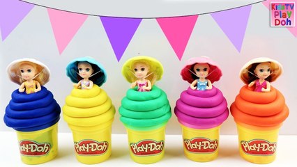 Learning Colors for Kids with Play-Doh Dolls | Fun Educational Videos
