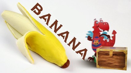 How to Make a Banana with Play-Doh | Fun DIY Play-Doh Craft for Kids
