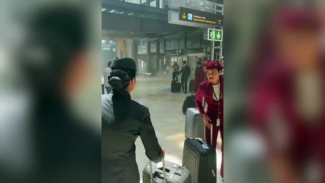 Un sintecho siembra el caos en Barajas con un extintor horas antes de la visita de Óscar Puente