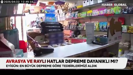 Avrasya ve raylı hatlar depreme dayanıklı mı?