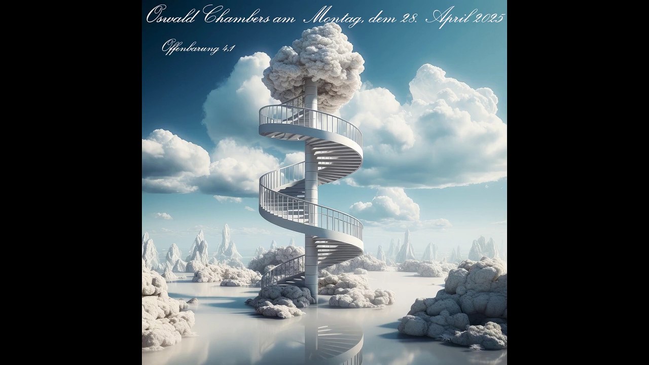 Oswald Chambers am Montag, dem 28. April 2025, zu Offenbarung 4,1