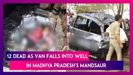 Mandsaur Accident: Speeding Van Falls Into Well After Hitting Bike, 12 Including Biker & Rescuer Die