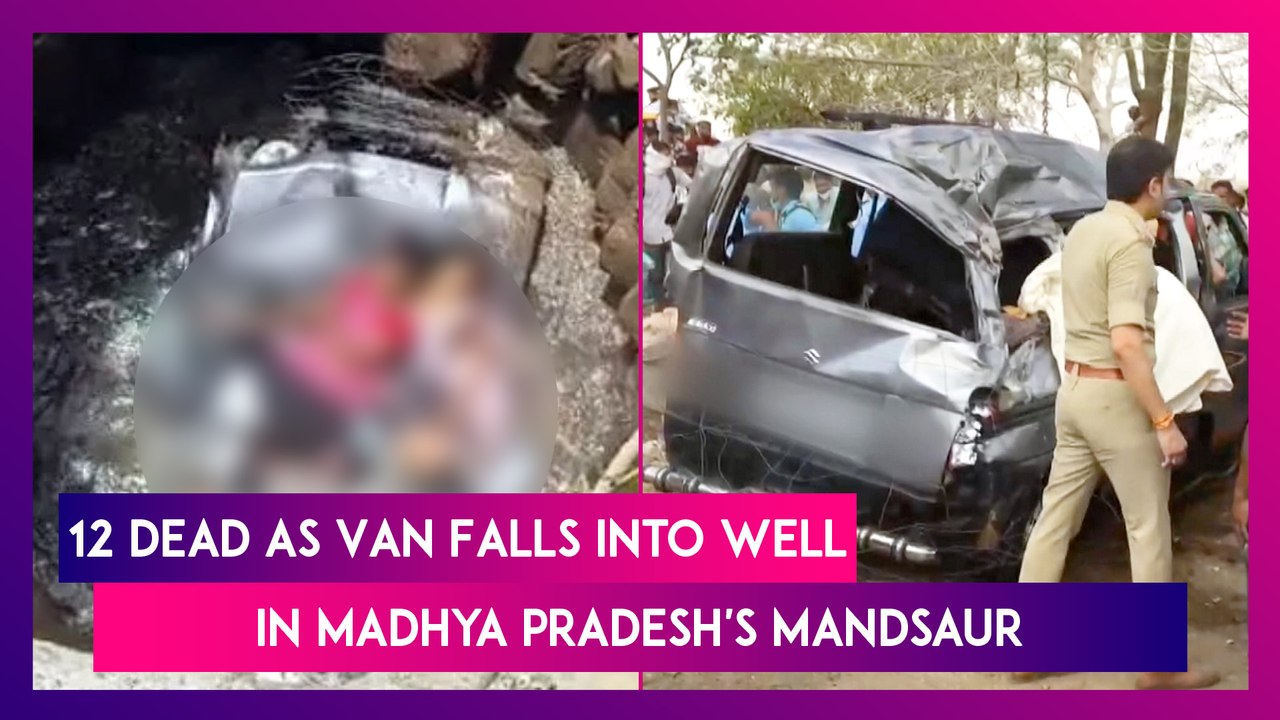 Mandsaur Accident: Speeding Van Falls Into Well After Hitting Bike, 12 Including Biker & Rescuer Die