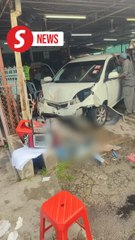 Car crashes into Sungai Petani coffee shop, kills woman