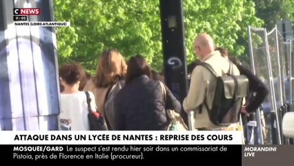 Nantes: Les collégiens et lycéens du Groupe scolaire de Notre-Dame-de-Toutes-Aides ont repris les cours, quatre jours après l’attaque au couteau commise par un élève - VIDEO