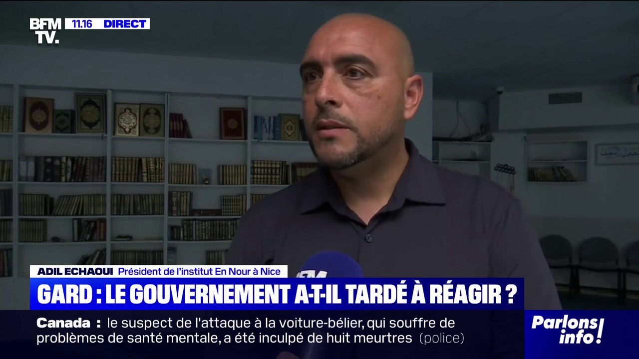 "Un gros ouf de soulagement": Adil Echaoui, président de l'institut musulman niçois "En Nour", réagit à la reddition de l'homme suspecté d'avoir tué un fidèle à la mosquée de La Grand-Combe