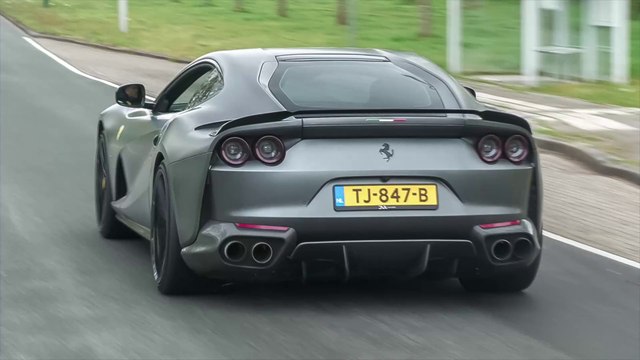 Novitec Rosso Ferrari 812 Superfast - Brutal V12 Sounds!
