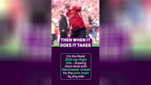 Liverpool are Premier League champions! But Slot still can't believe it!