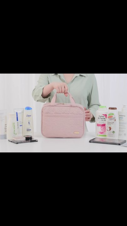 NISHEL Travel Toiletry Bag for women makeup Accessories, Medium Size