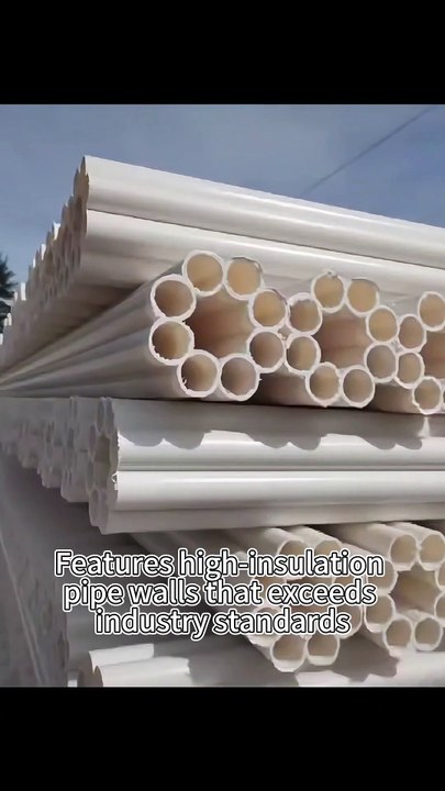PVC Electrical Conduit with High-Insulation Pipe Walls Exceeding Industry Standards – Blocks Electrical Currents, EMI, and Ensures Safe Protection for High-Voltage Cables