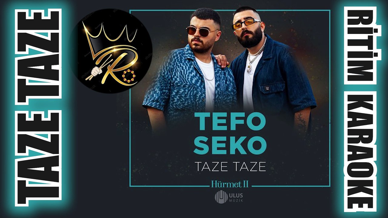 Taze Taze - Tefo & Seko ✩ Ritim Karaoke (Uşşak Maya 4/4 Disko Rap Beste İbrahim Erkal)