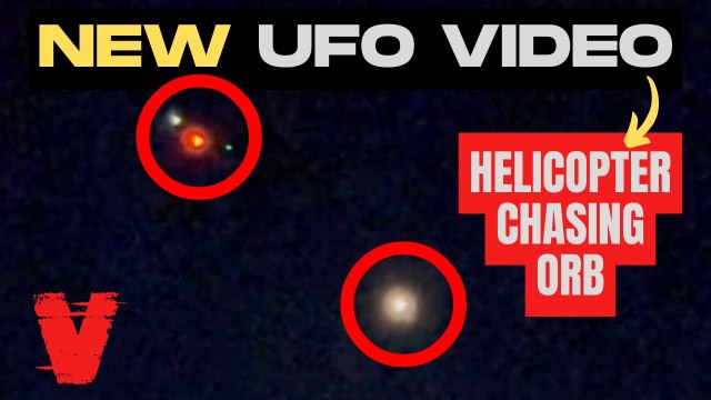 NEW VIRAL UFO VIDEO Filmed in Arizona (Helicopter Chasing ORB)