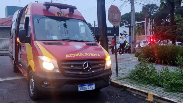 Motociclista quebra o punho após se envolver em acidente de trânsito no Centro