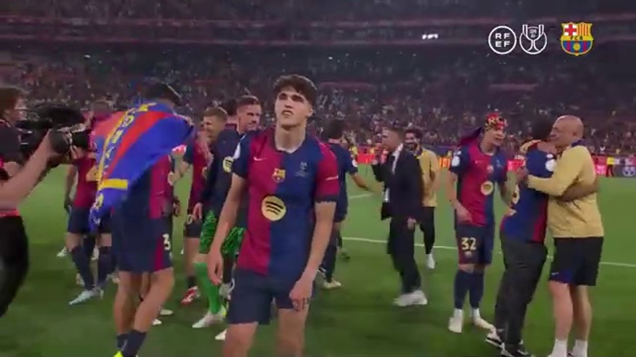 FC BARCELONA COPA DEL REY 24_25 TROPHY CELEBRATION_ EL CLÁSICO🔵🔴🏆