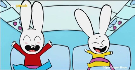 Süper Tavşan Simon - Uçakta Macera | Bölüm 12 ✈️