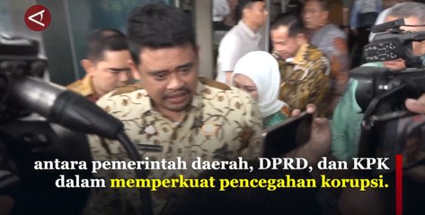 Bobby Nasution datangi gedung KPK untuk koordinasi pencegahan korupsi