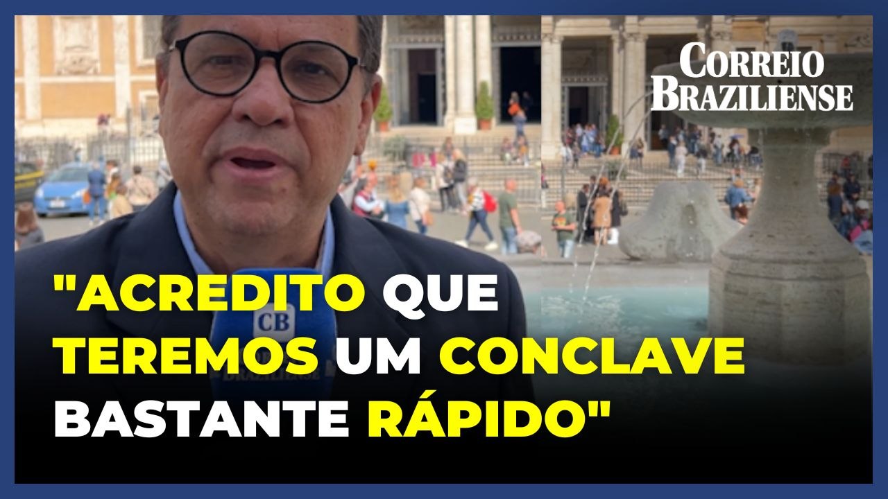 "Acredito que teremos um conclave bastante rápido", afirma padre Rafael Vieira, da igreja de Nossa Senhora do Pérpetuo Socorro, no Lago Sul
