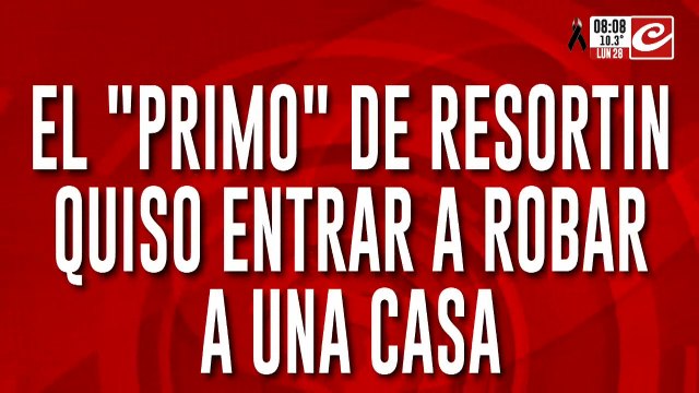 El primo de resortín quiso entrar a robar en una casa... y mirá lo que pasó